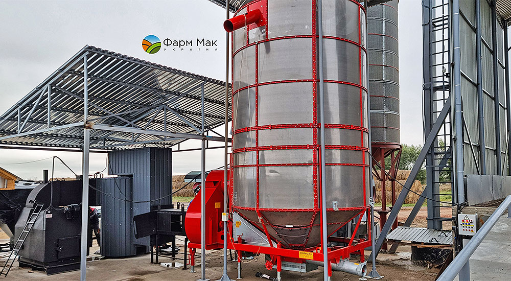 Теплогенератор ТПК 15 та зерносушарка Large 270