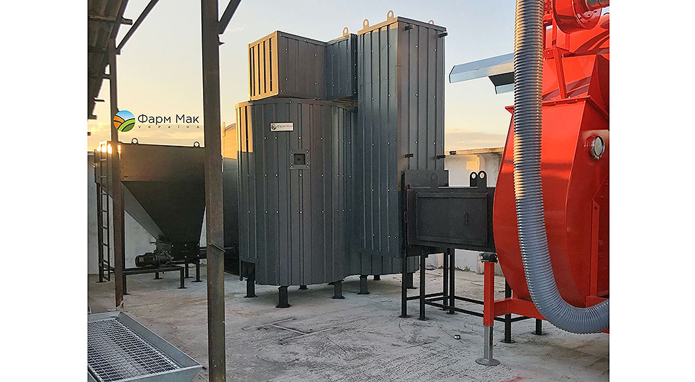 Теплогенератор ТПК 22 та зерносушарка XL 700