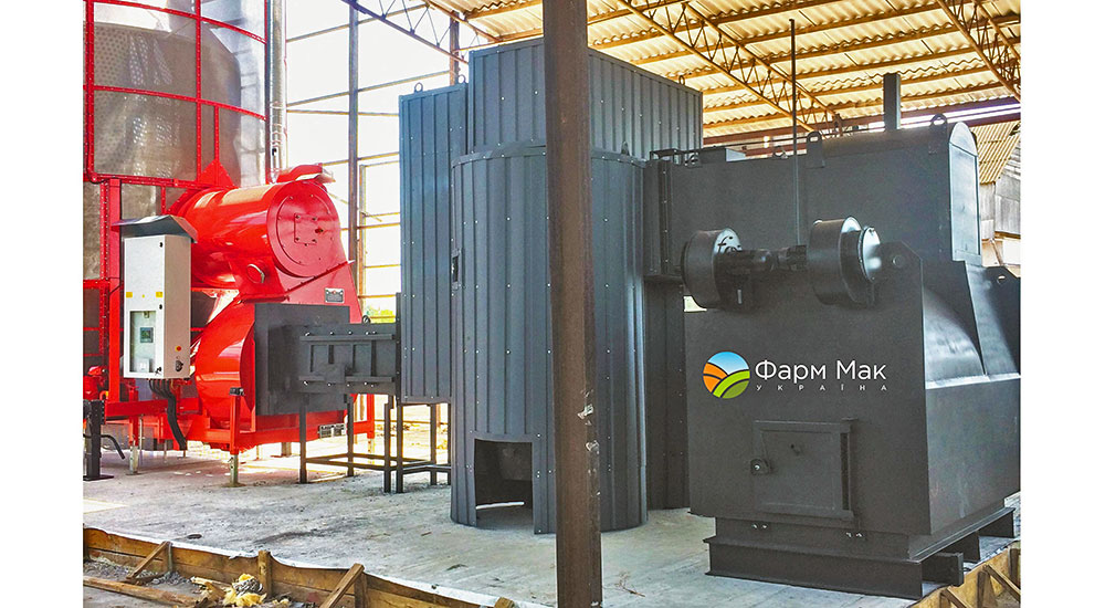 Теплогенератор ТПК 22 та зерносушарка Xl 700